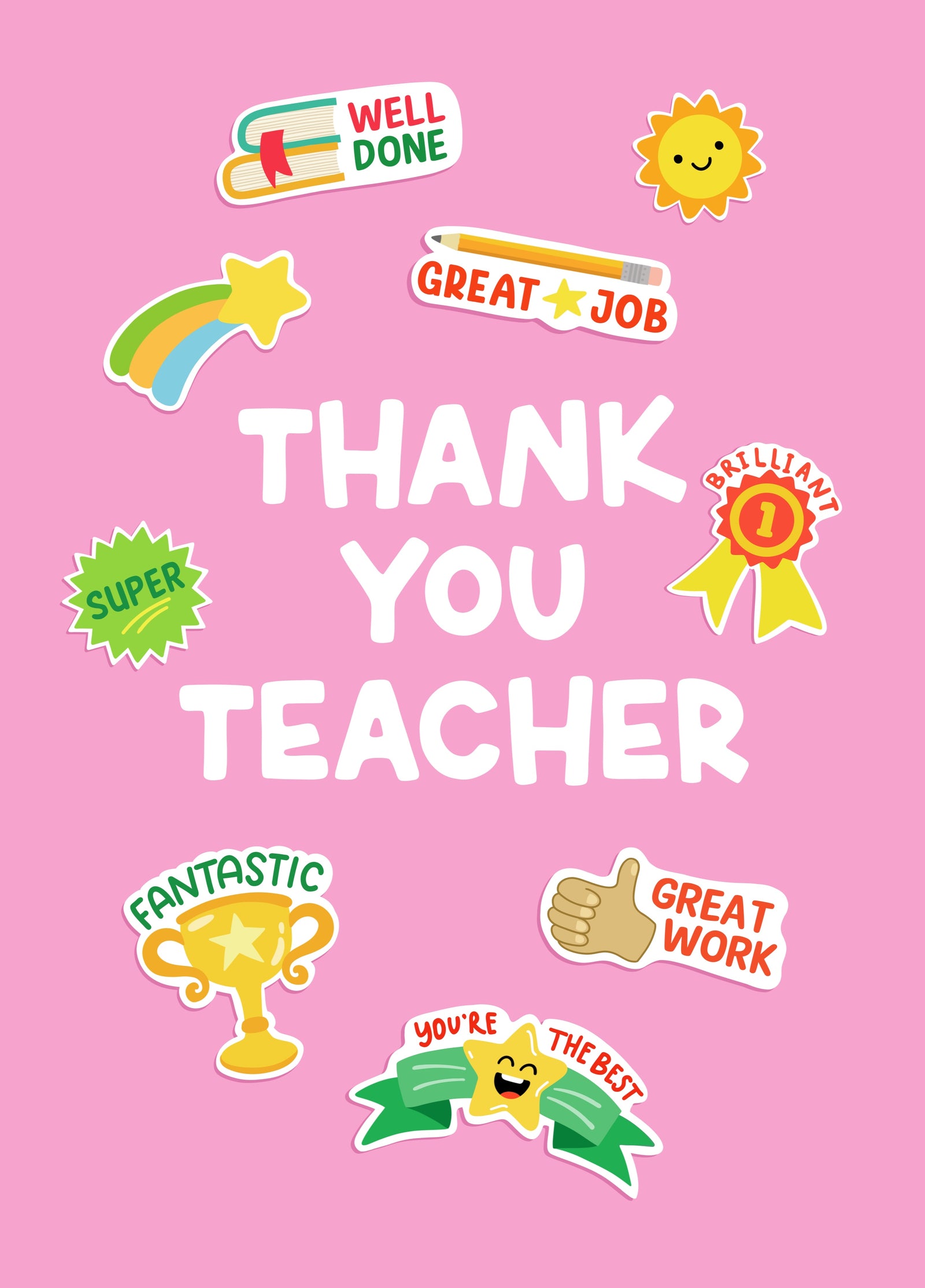 Thank You Teacher Card