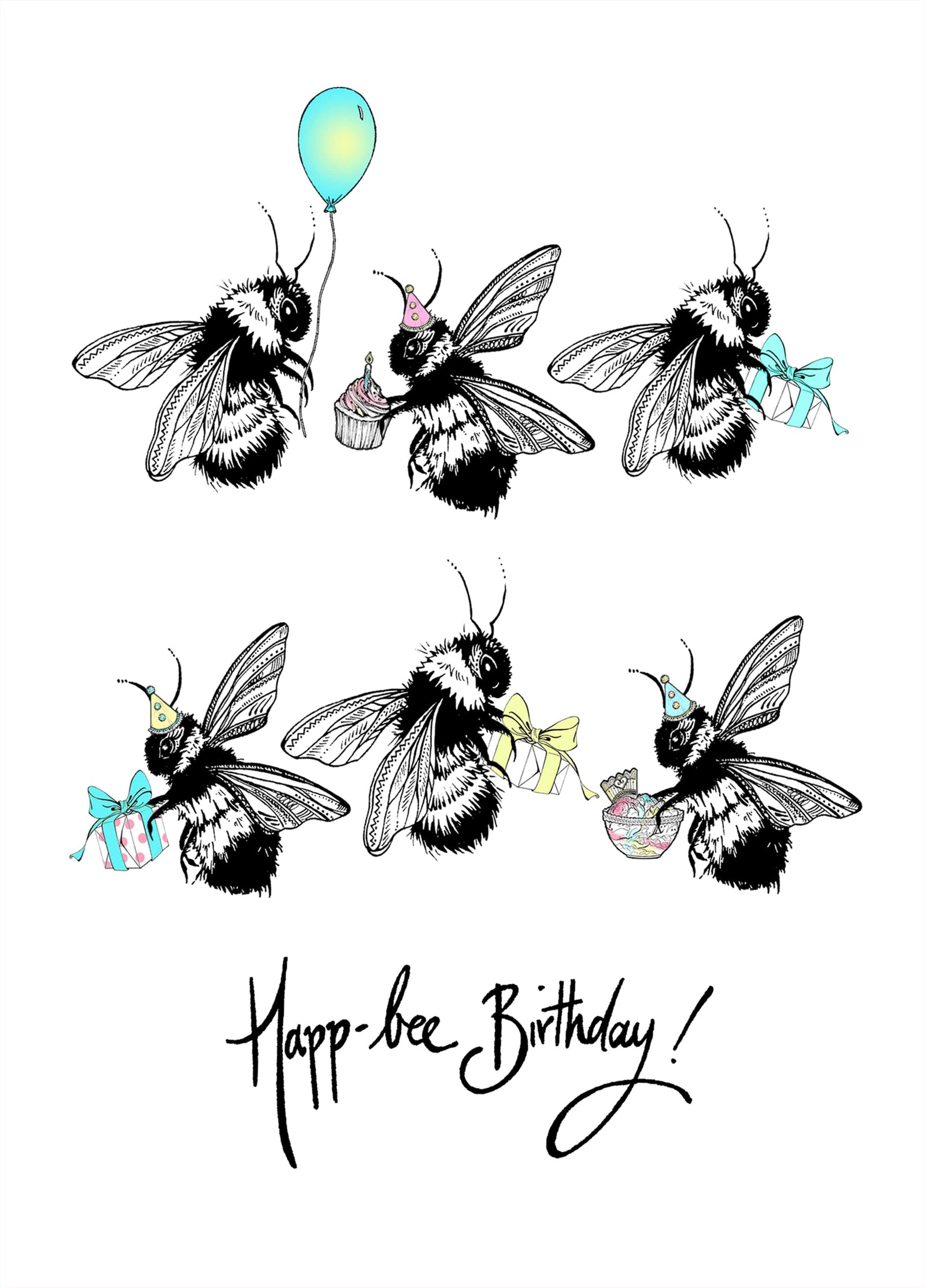 Happ-Bee Birthday! Card