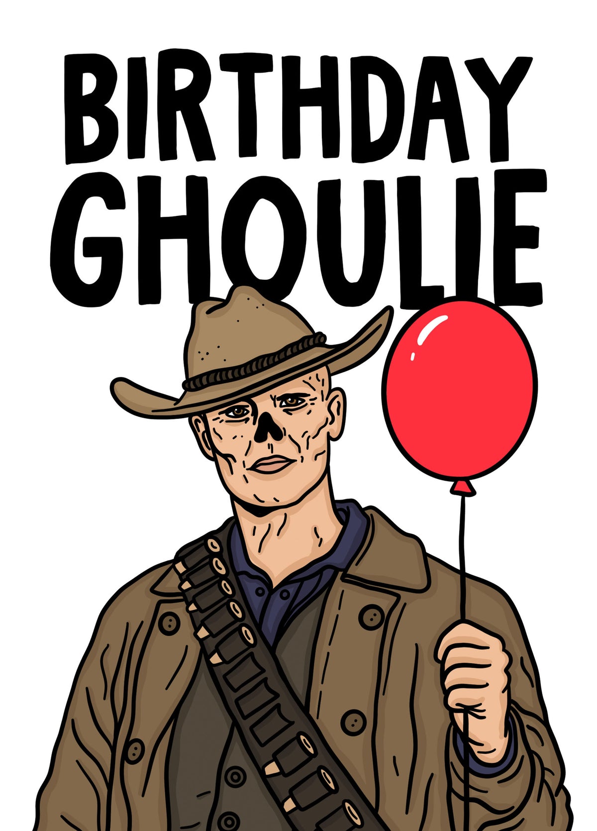The Ghoul Fallout Series Birthday Card - Birthday Ghoulie