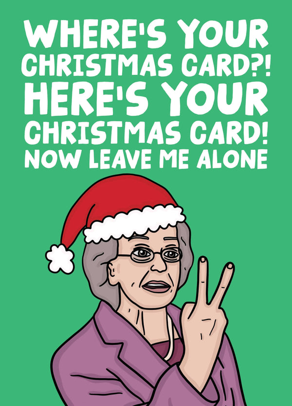Doris Gavin And Stacey Here's Your Christmas Card