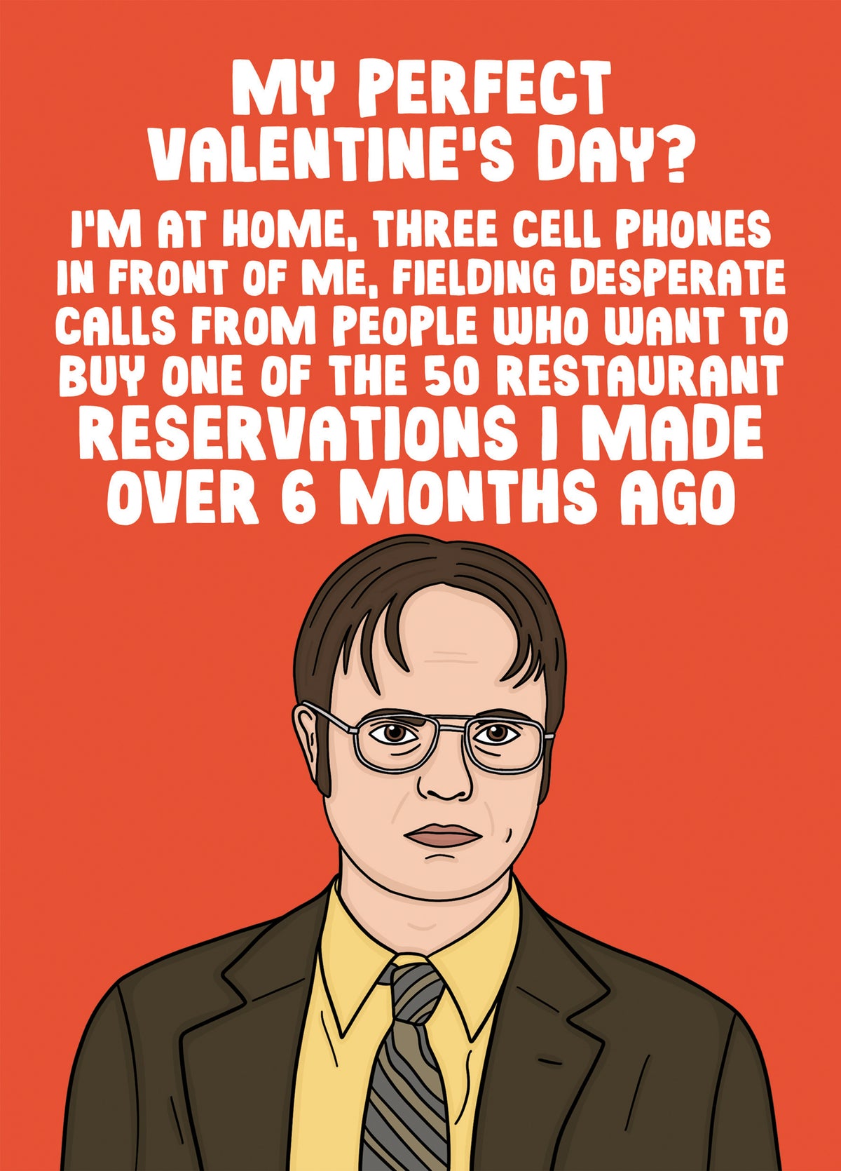 Dwight The Office Valentine's Card - My Perfect Valentines Day