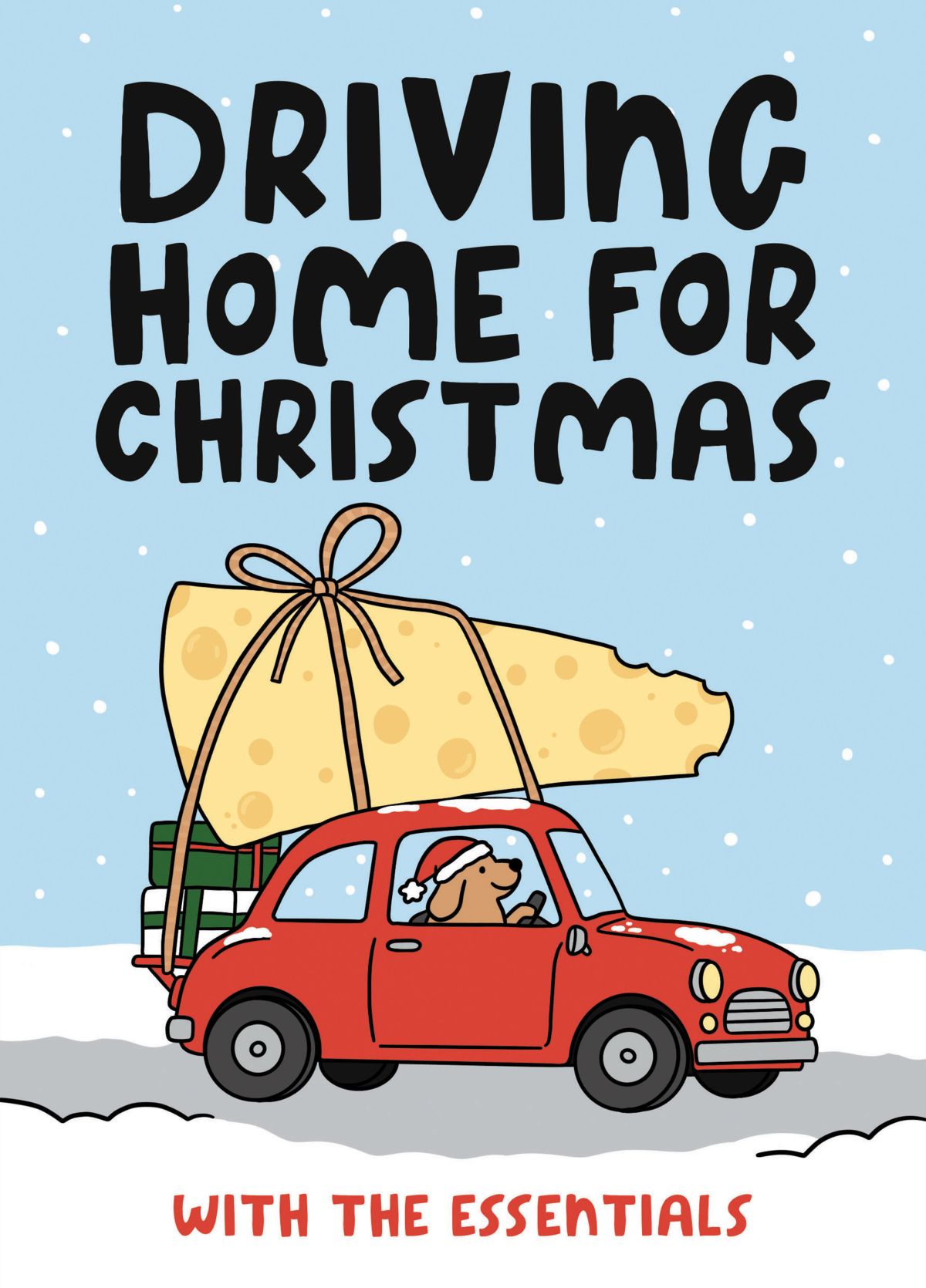 Driving Home For Christmas - Funny Cheese Christmas Card