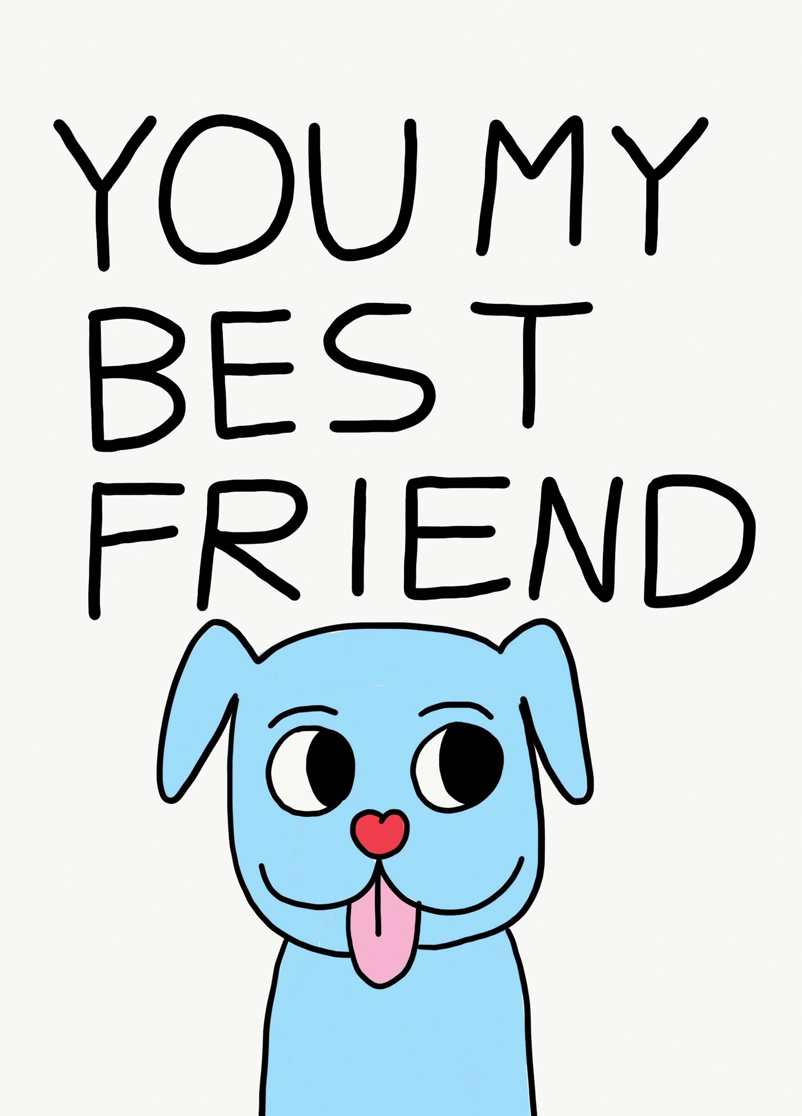 My Best Friend Card