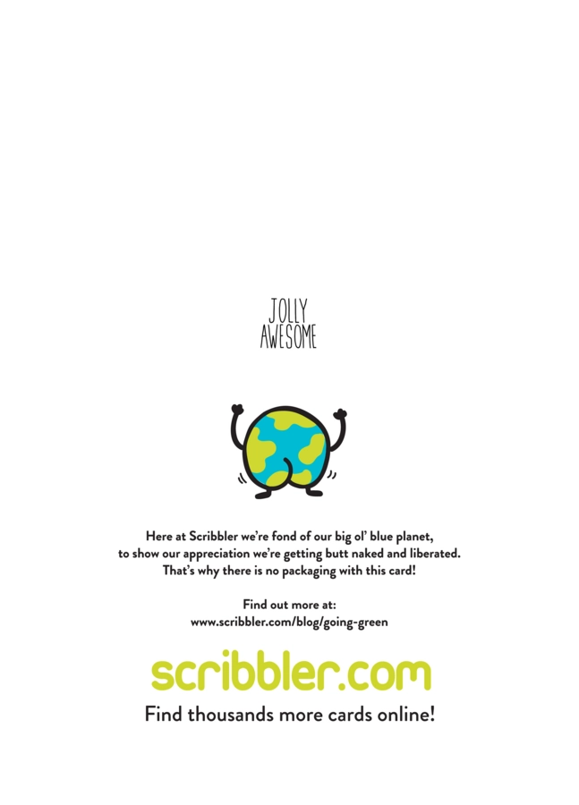 Happy Birthday From The Dog Card