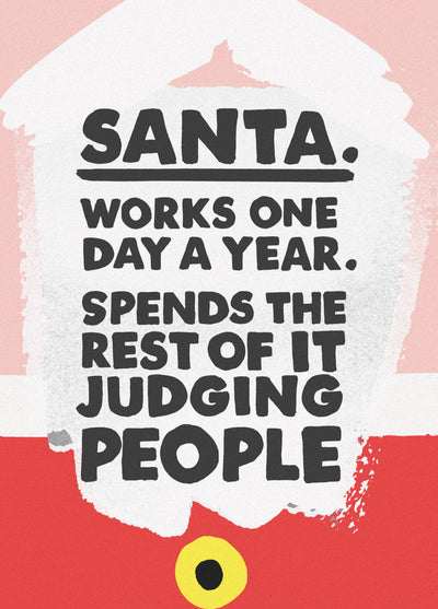 Santa Judge Card