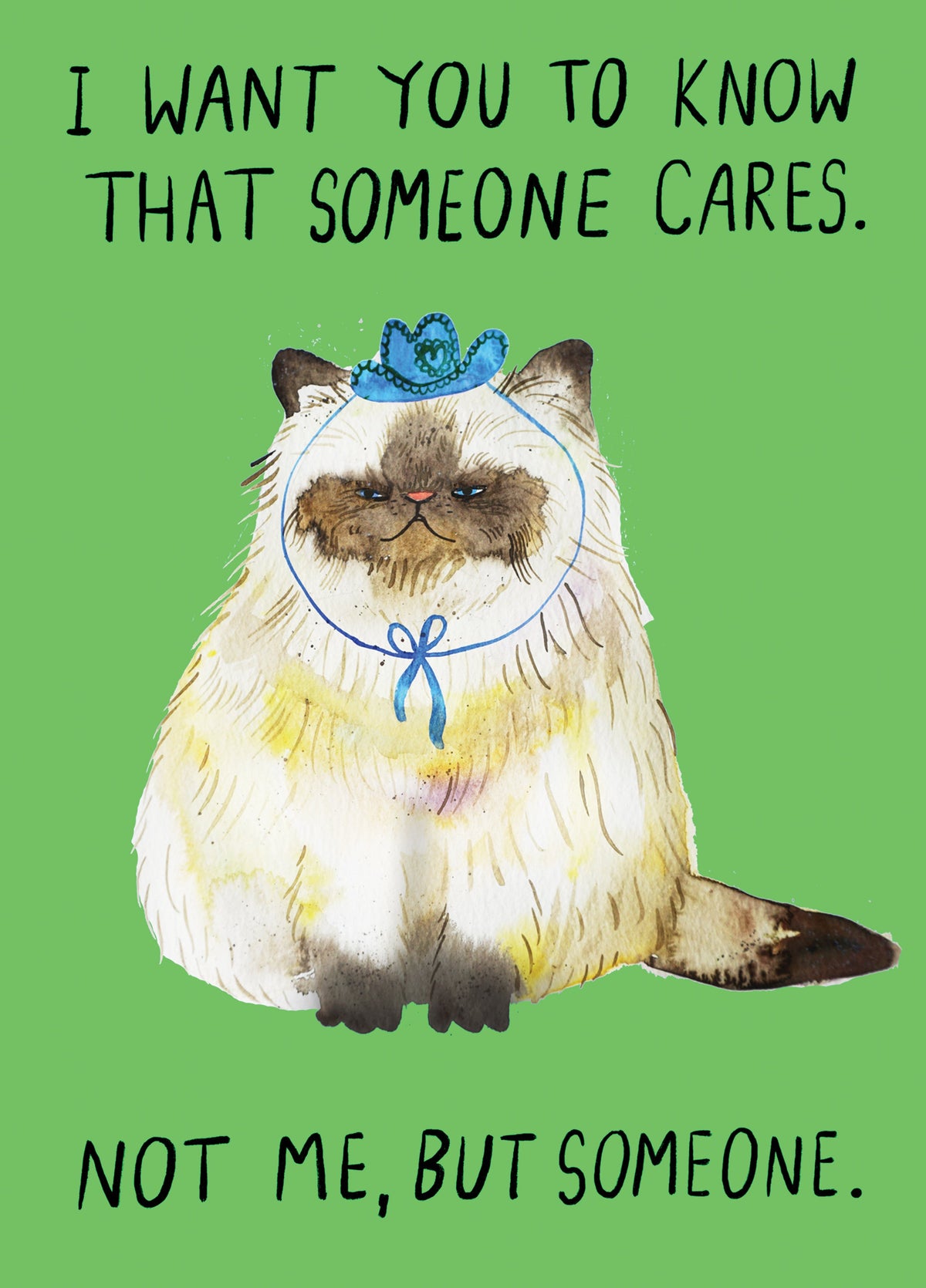 Someone Cares Cat Card