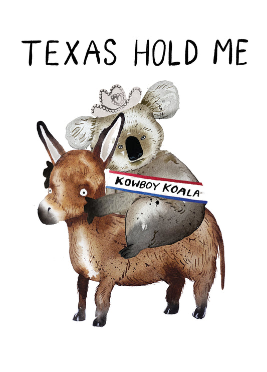 Texas Hold Me Card
