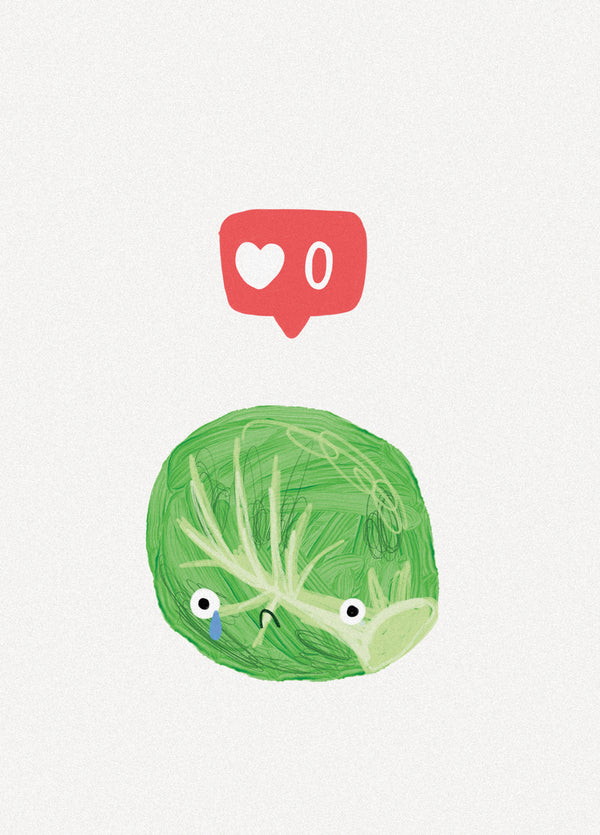 Sprouts No Likes Christmas Card