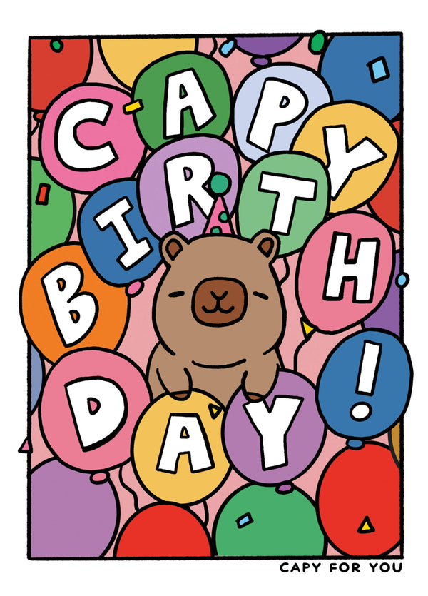 Capy Birthday! Capybara