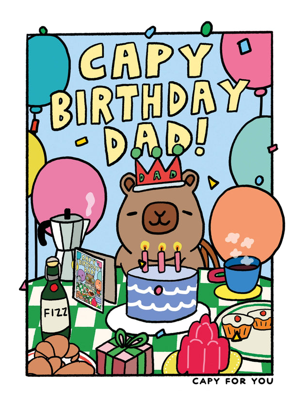Capy Birthday Dad! Capybara