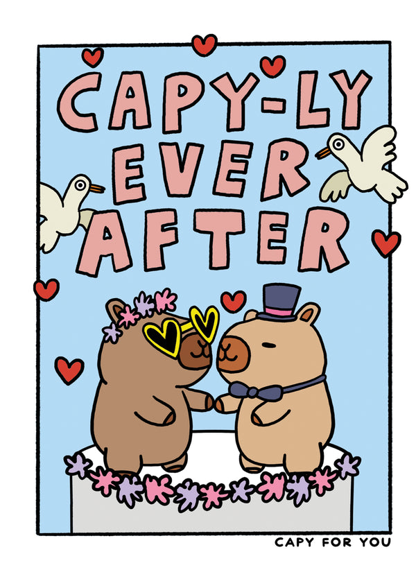 Capy-ly Ever After Wedding Capybara