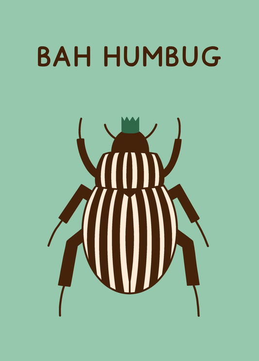 Bah Humbug Beetle Card
