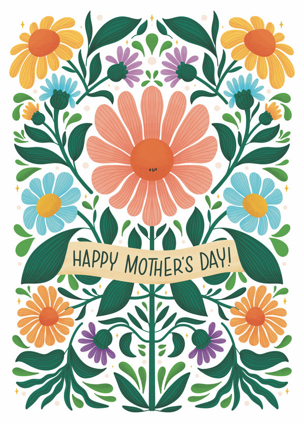 Cute, Floral Mother's Day Card