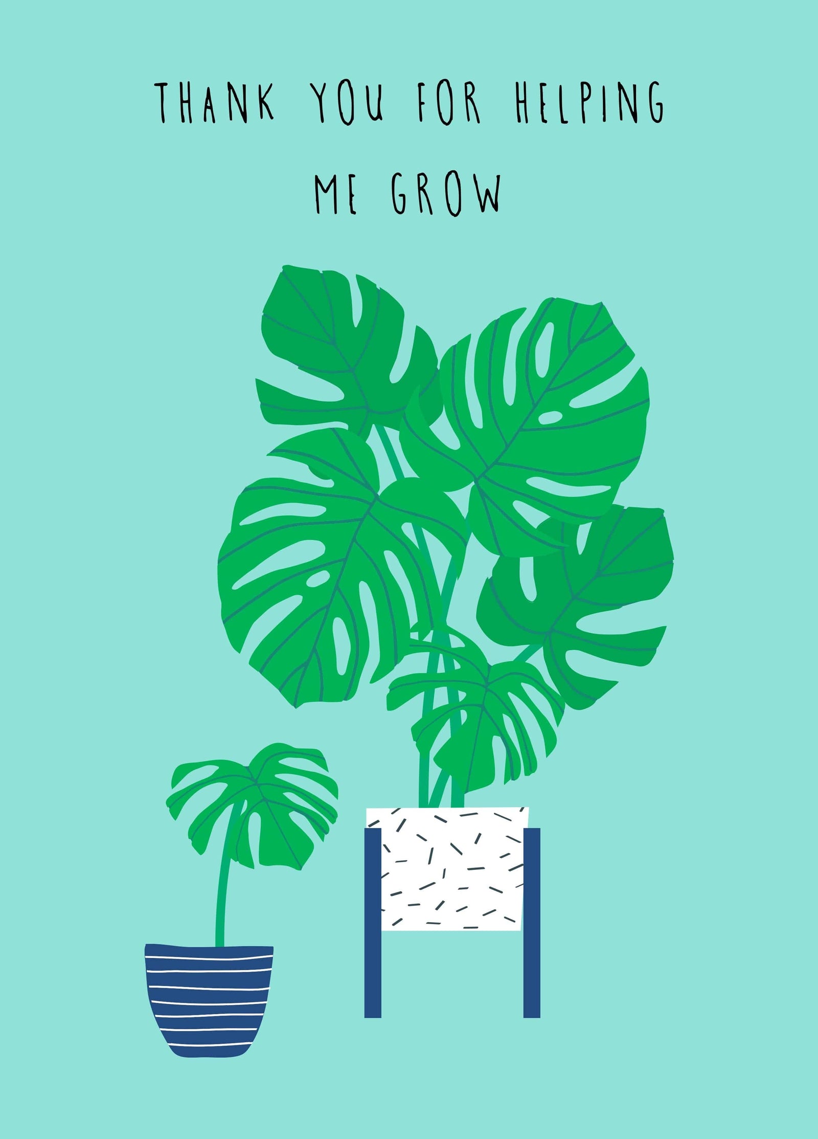 Helping Me Grow Card