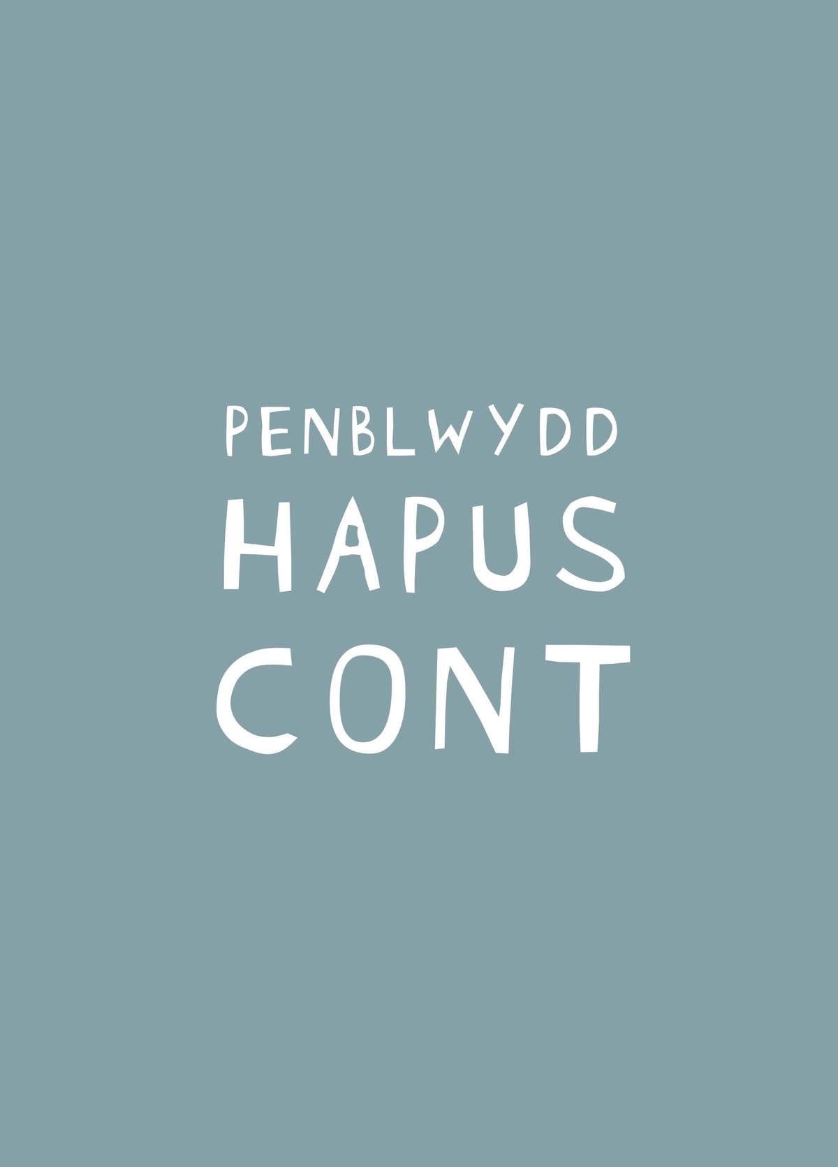 Penblwydd Hapus Cont Card