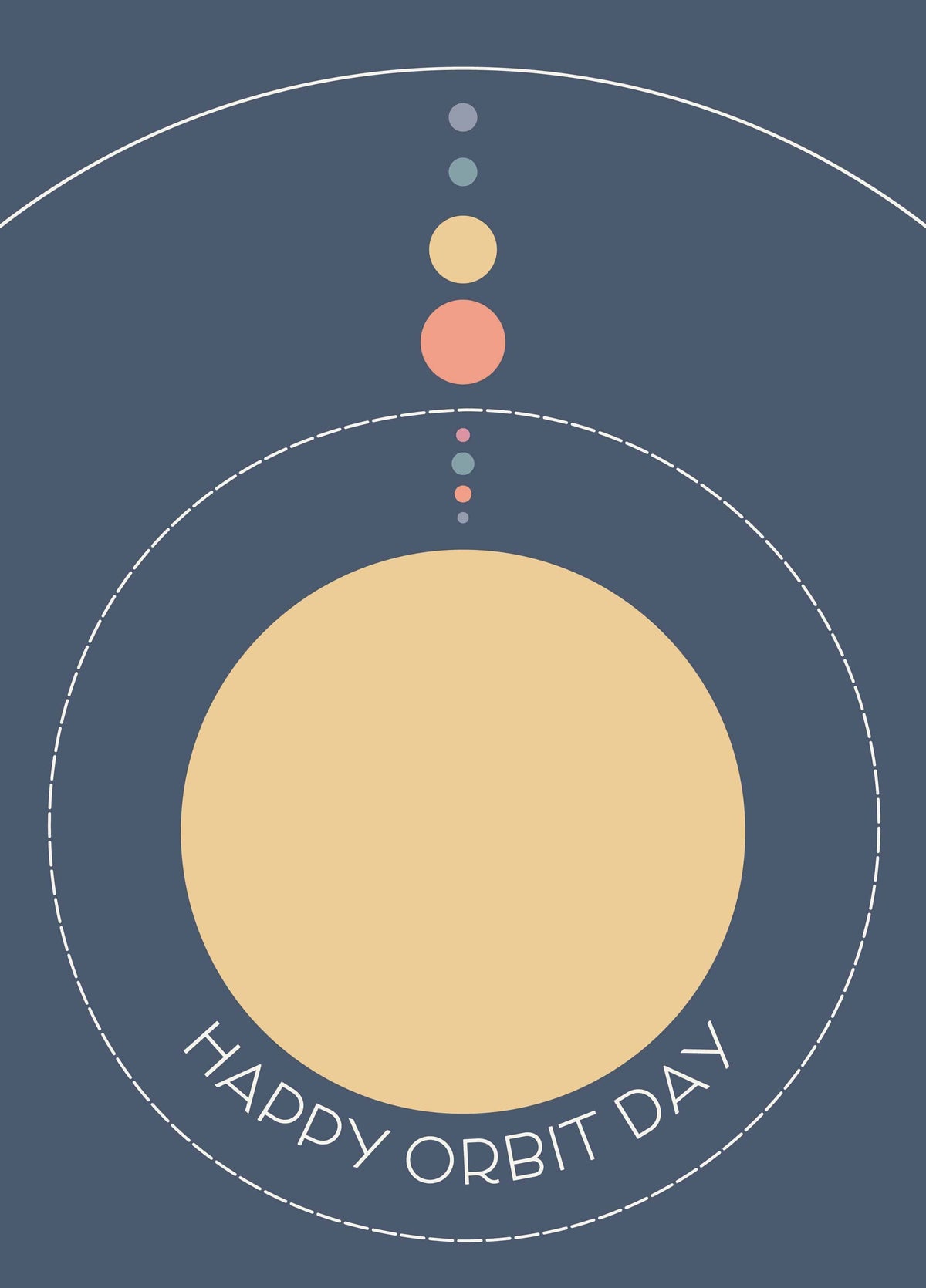 Happy Orbit Day Card
