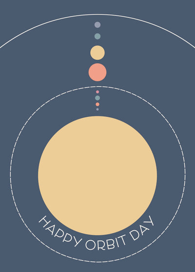 Happy Orbit Day Card