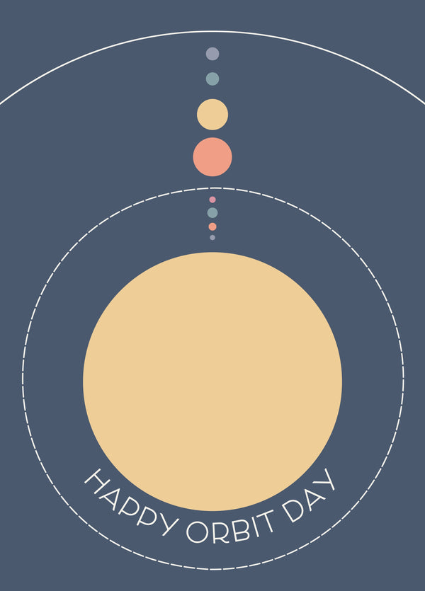 Happy Orbit Day Card
