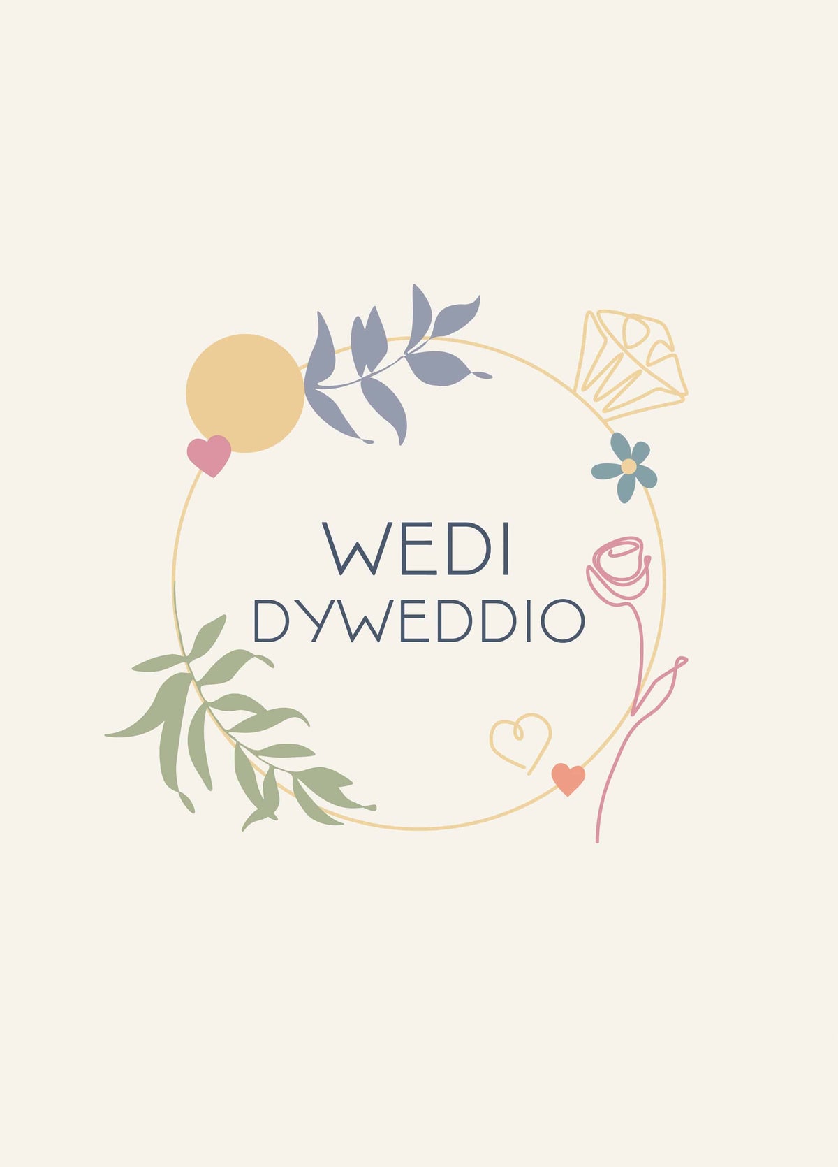 Wedi Dyweddio Card