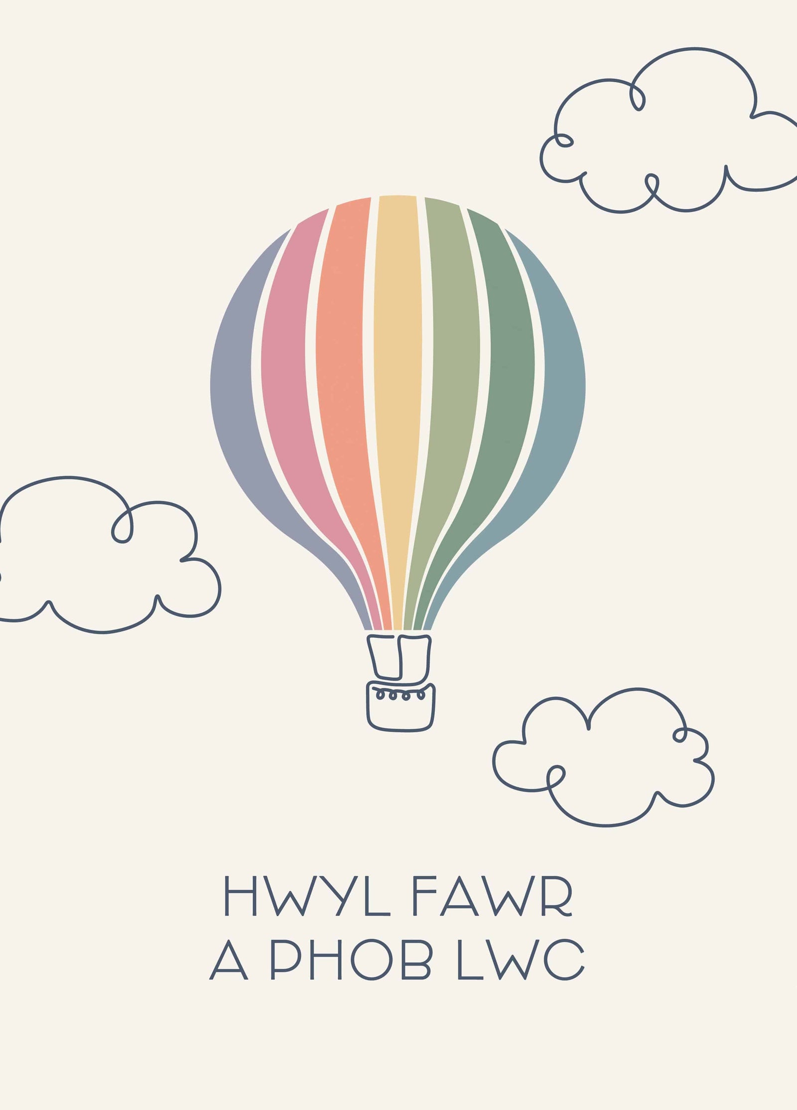 Hwyl Fawr A Phob Lwc Card