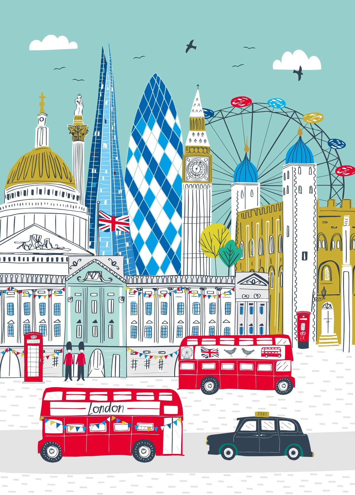 London Skyline Card