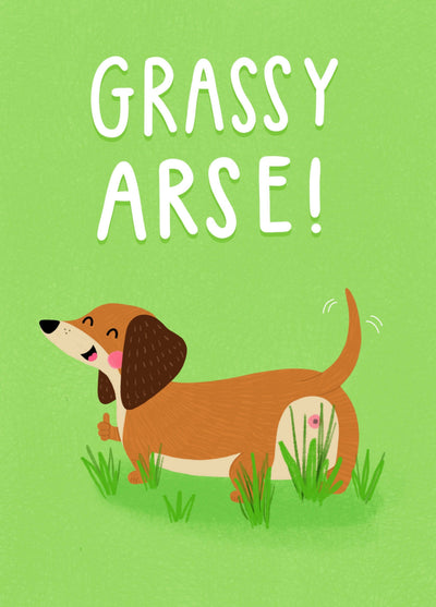 Grassy Arse Card
