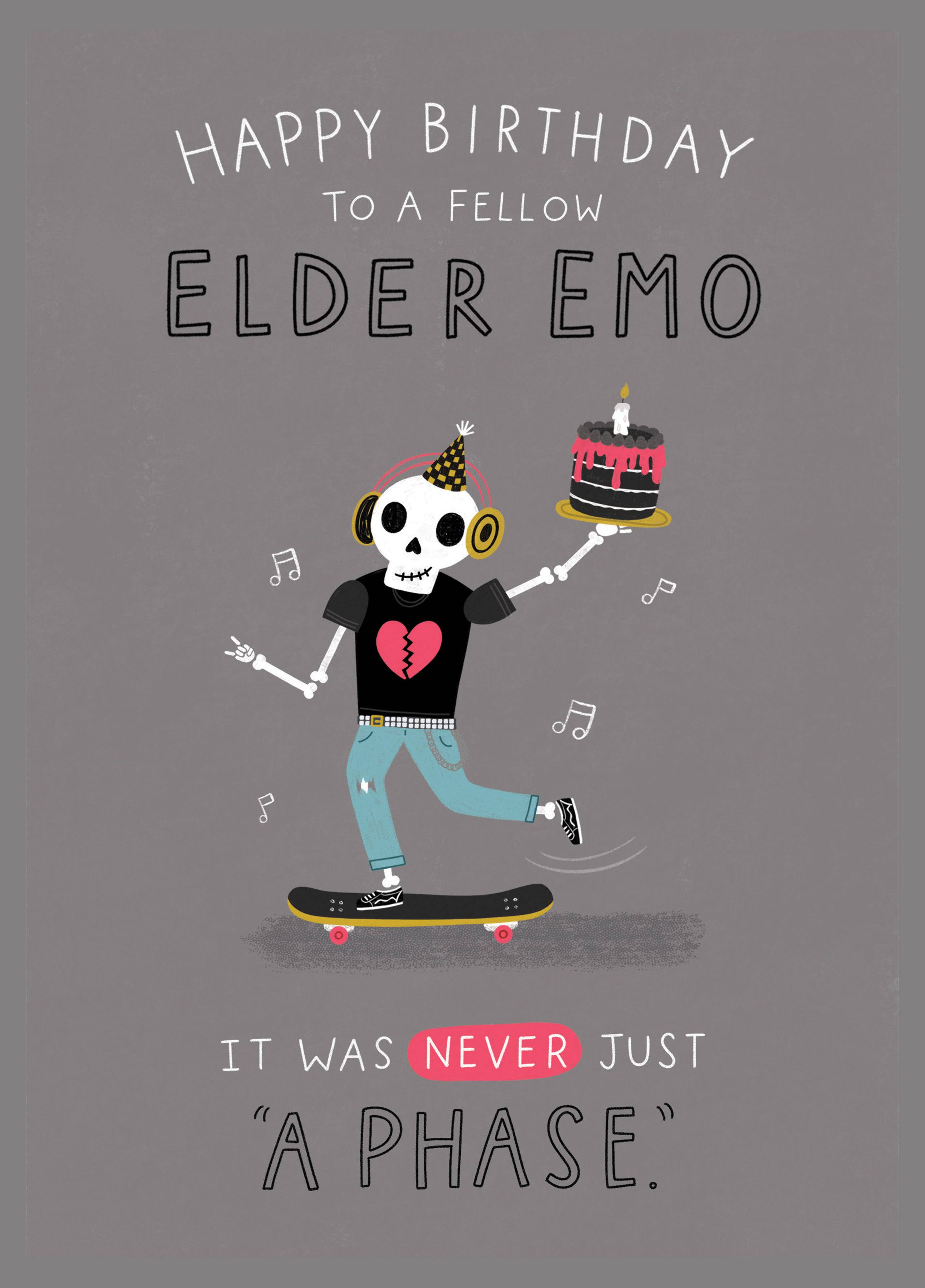 Elder Emo Birthday – Scribbler Cards & Gifts