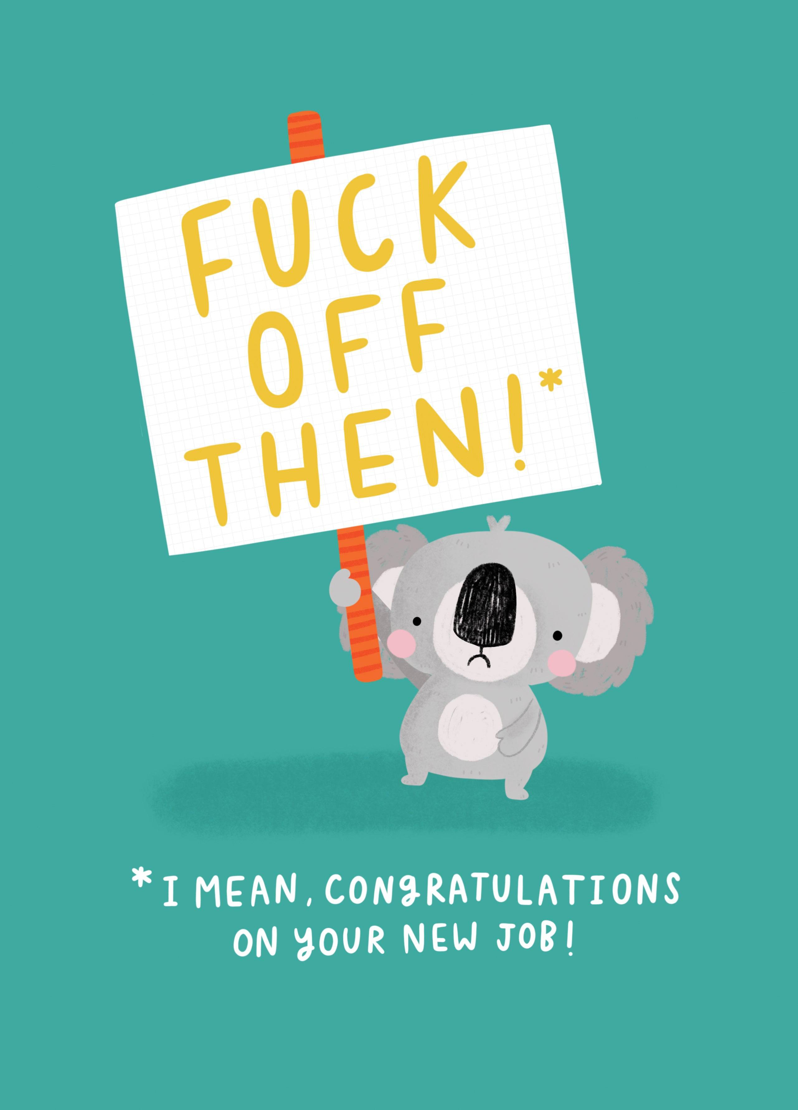 FUCK OFF THEN Card – Scribbler Cards & Gifts