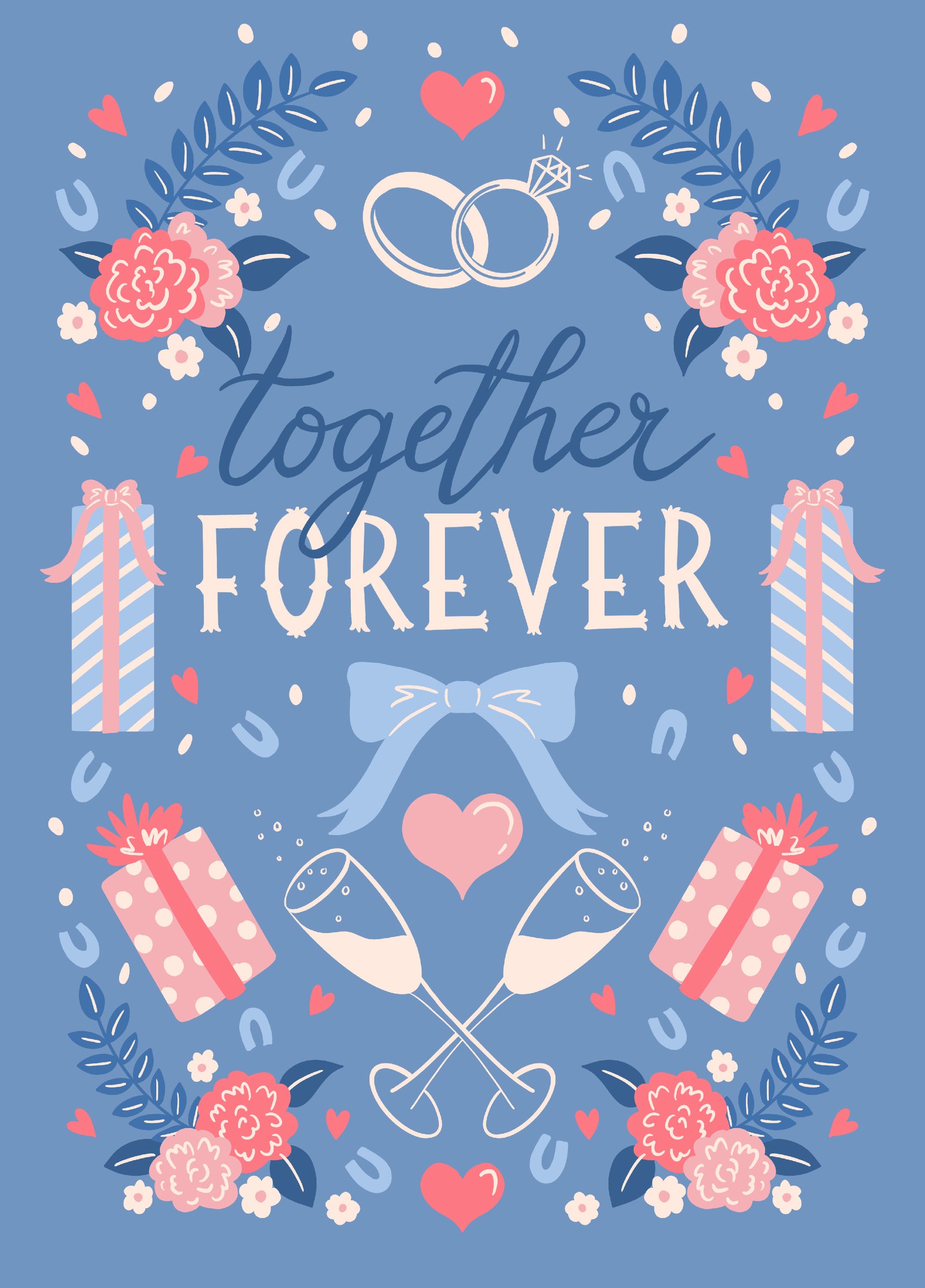 Together Forever Wedding Card