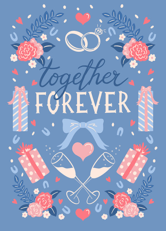 Together Forever Wedding Card