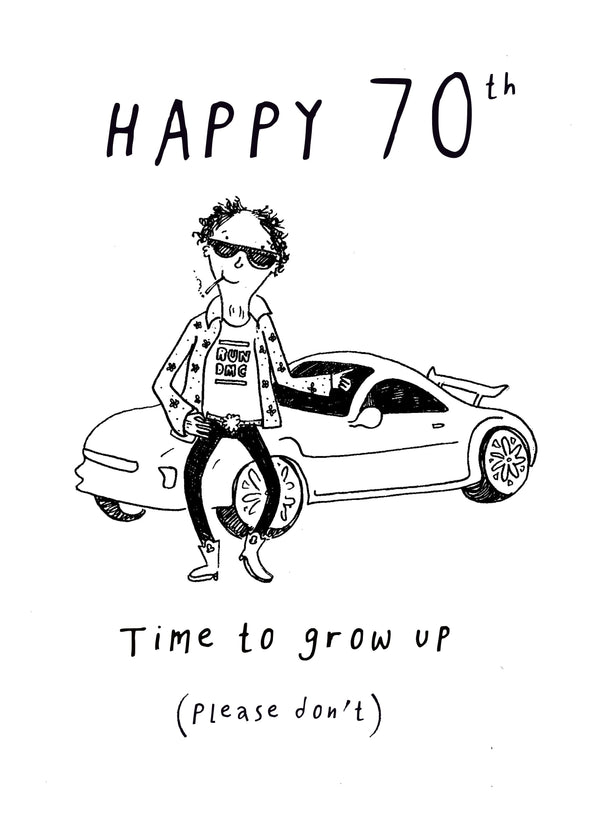 Happy 70th Card