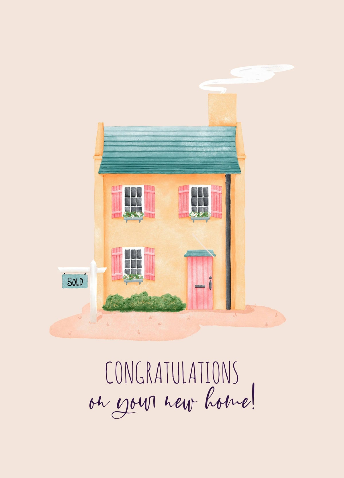Congratulations On Your New Home Card