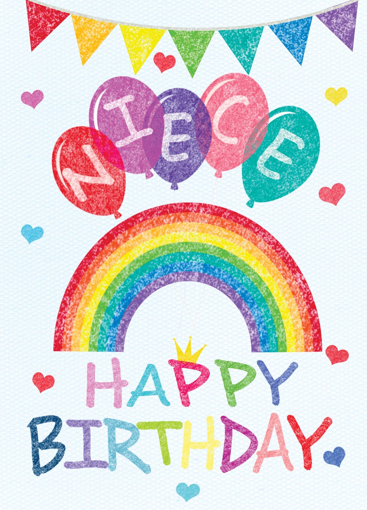 Niece Crayon Birthday Card