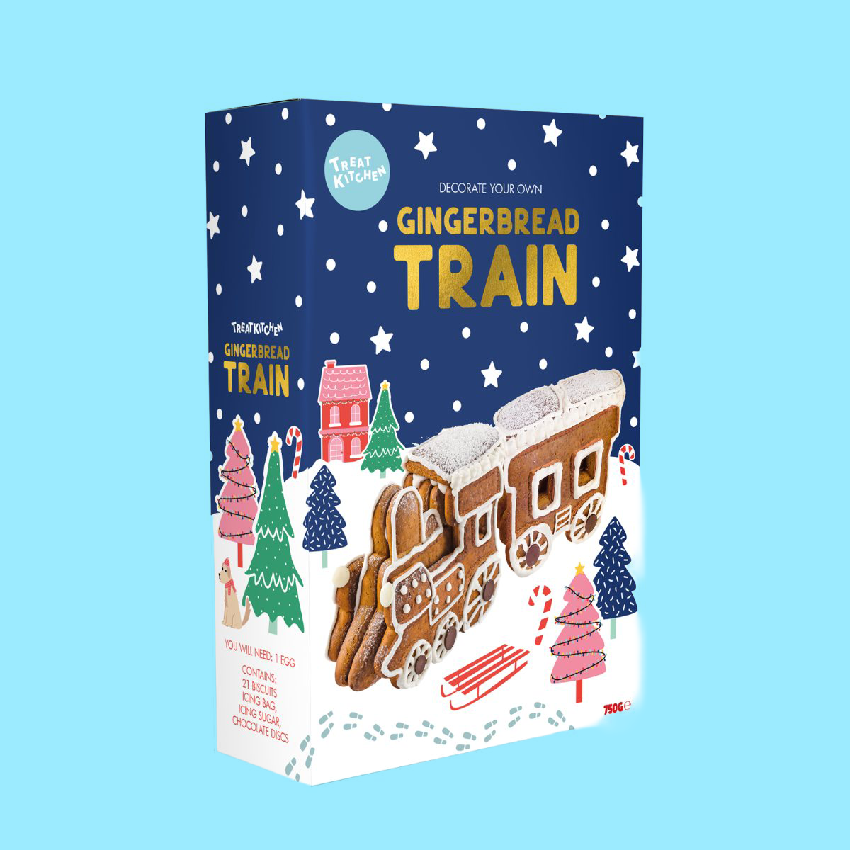 Gingerbread Make Your Own Train Kit