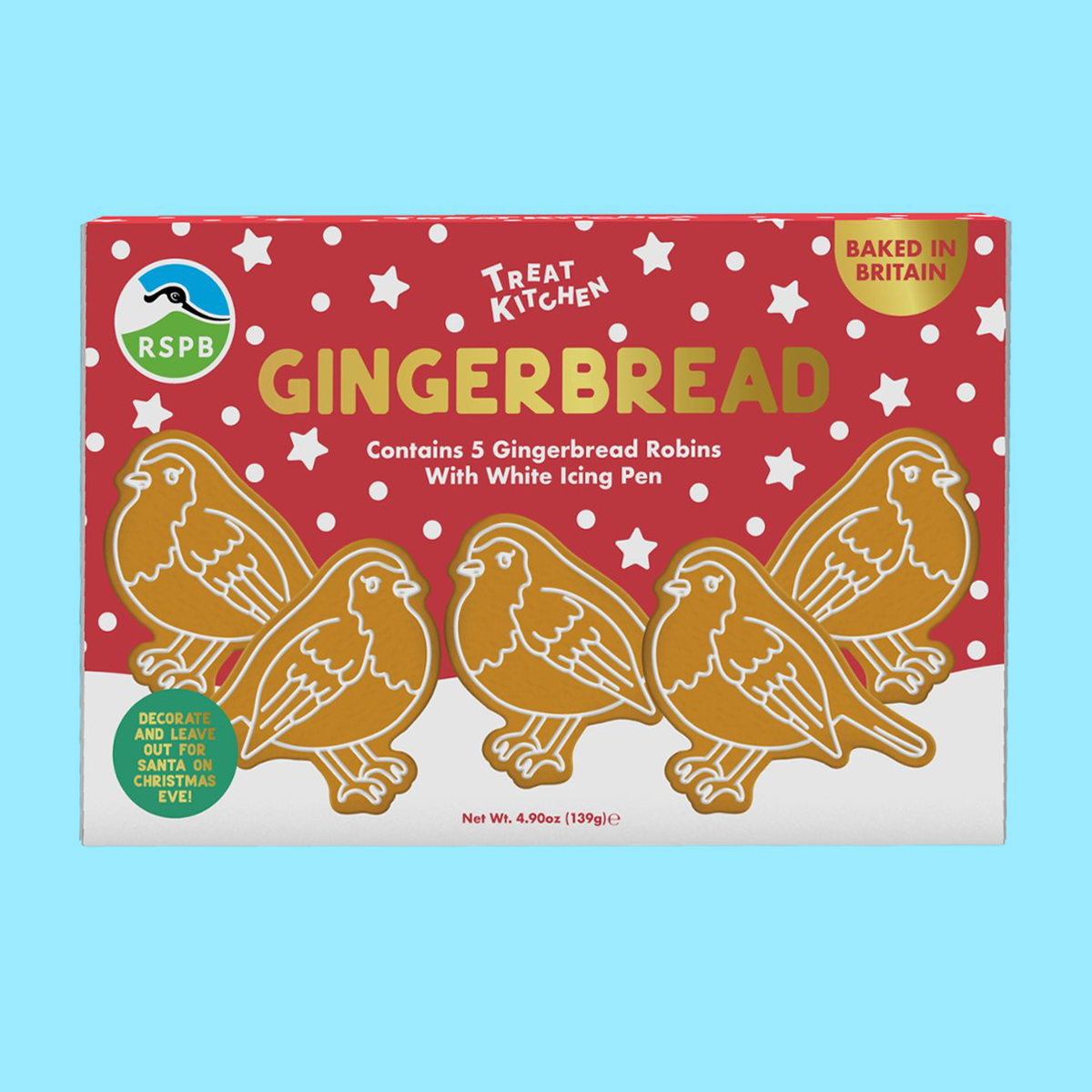 RSPB Gingerbread Robins Decorating Kit