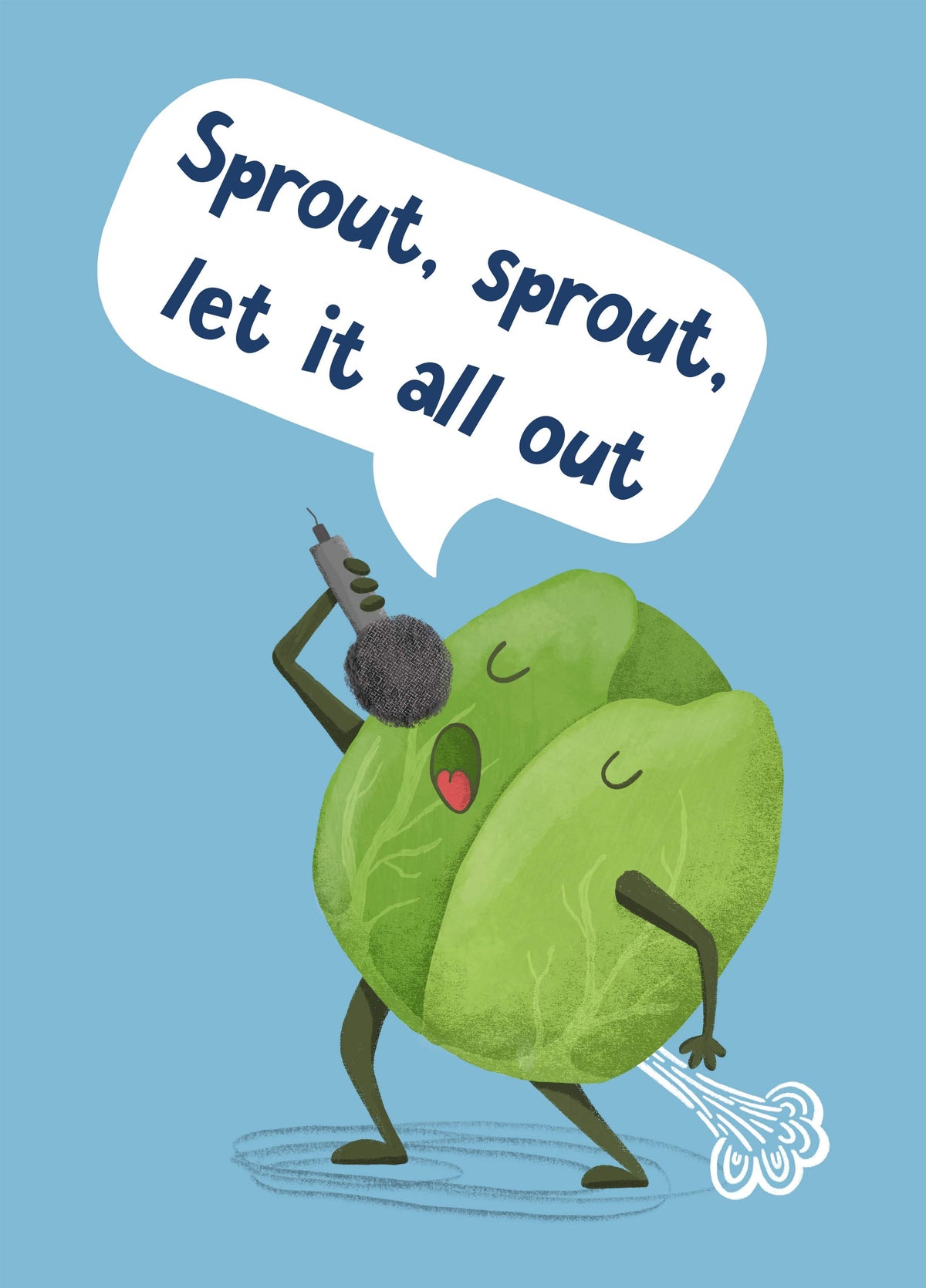 Sprout Let It All Out Card