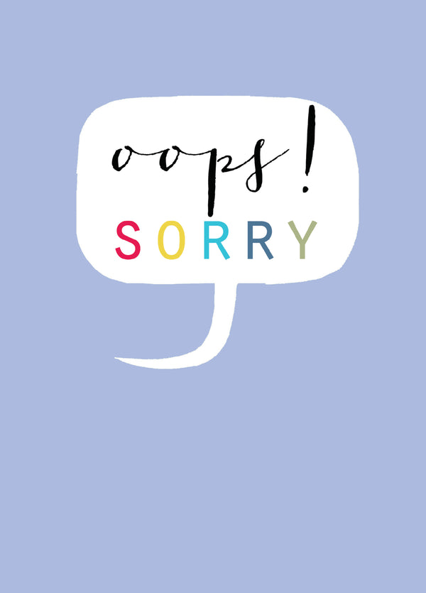 Oops! Sorry Card