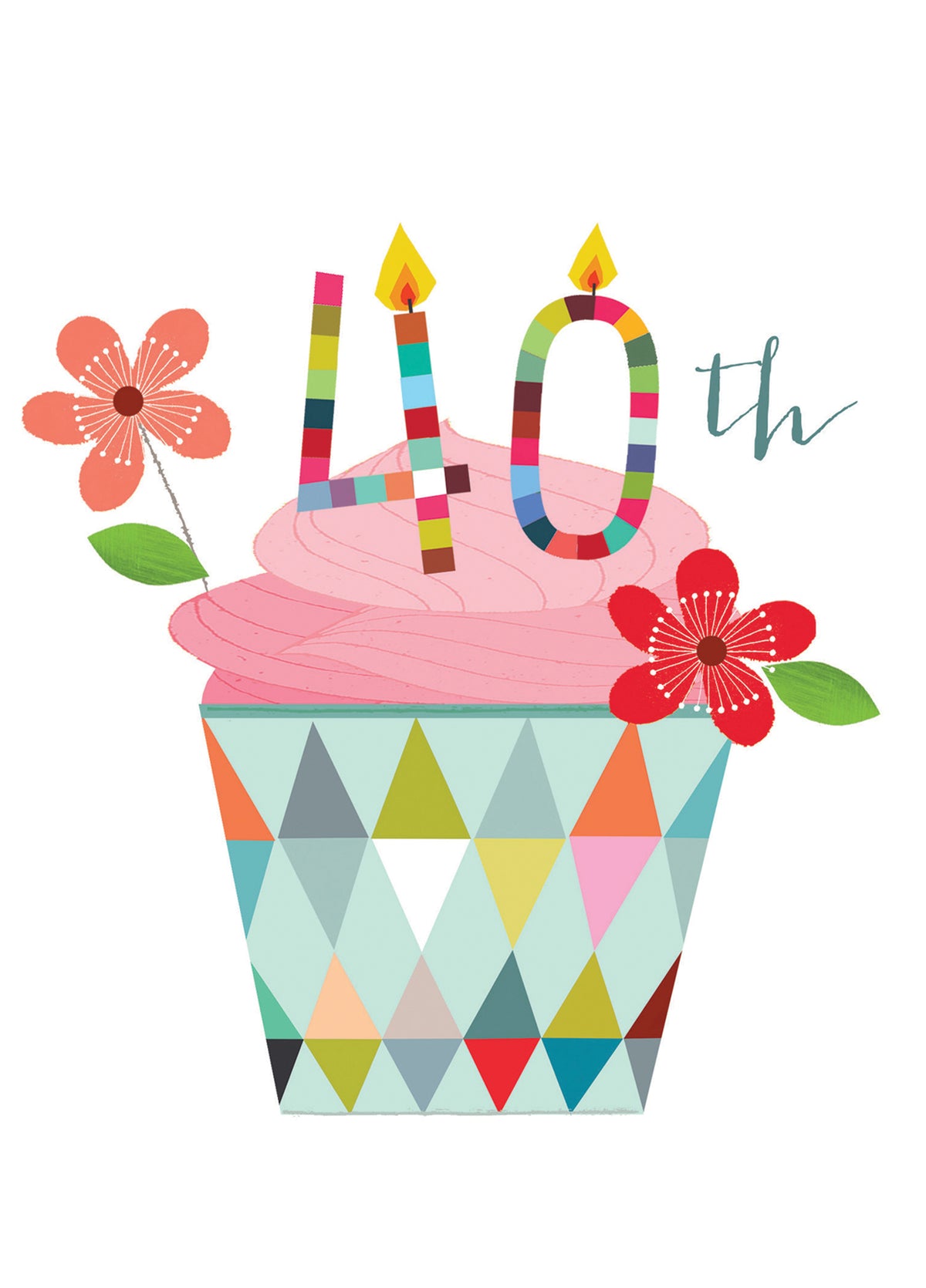 40th Birthday Cupcake