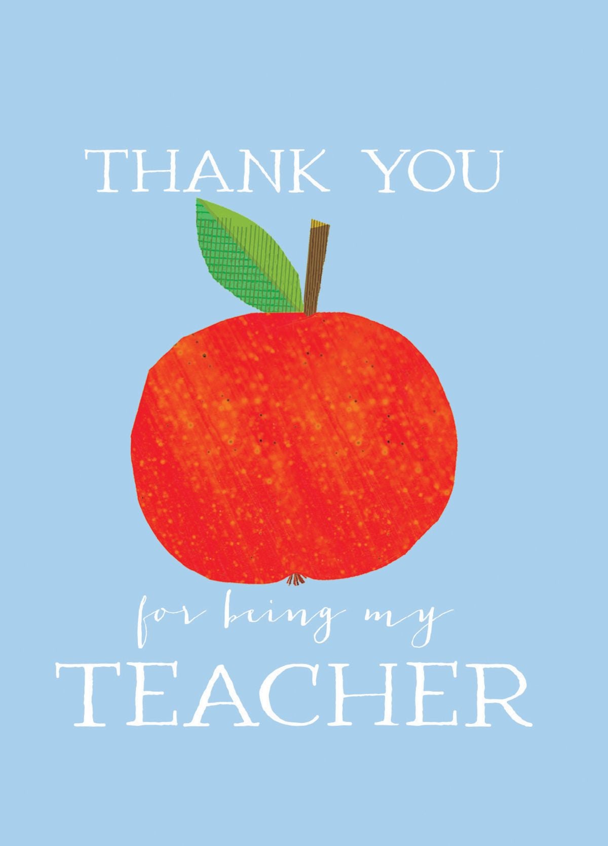 Thank You Teacher Apple Card