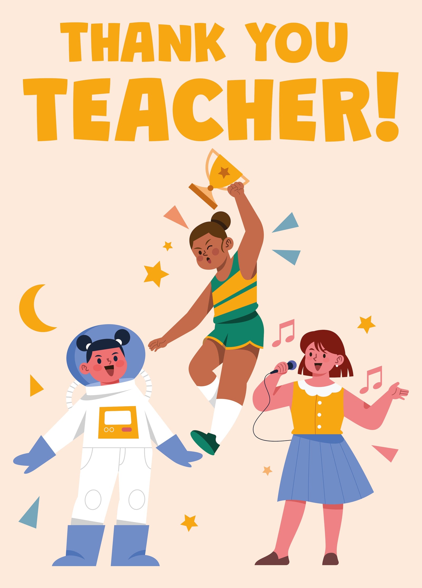 Thank You Teacher Card
