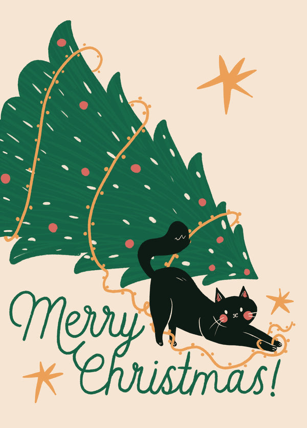 Merry Christmas From The Cat