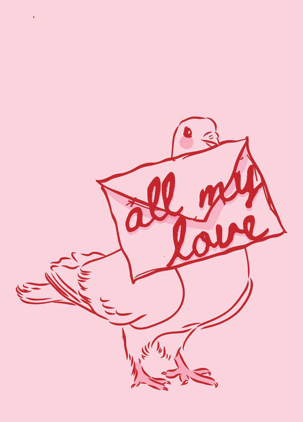 Sending All My Love, Valentines Card