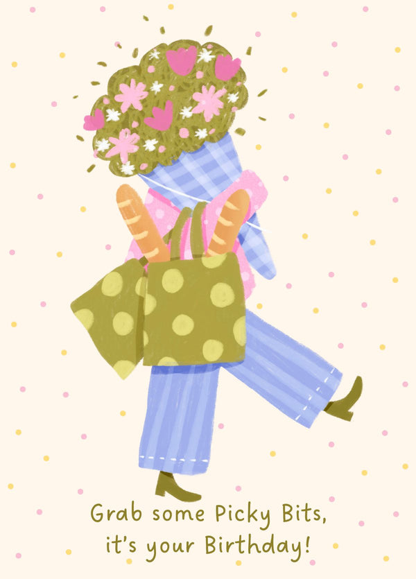 Grab Some Picky Bits, It's Your Birthday! Picky Tea Birthday Card