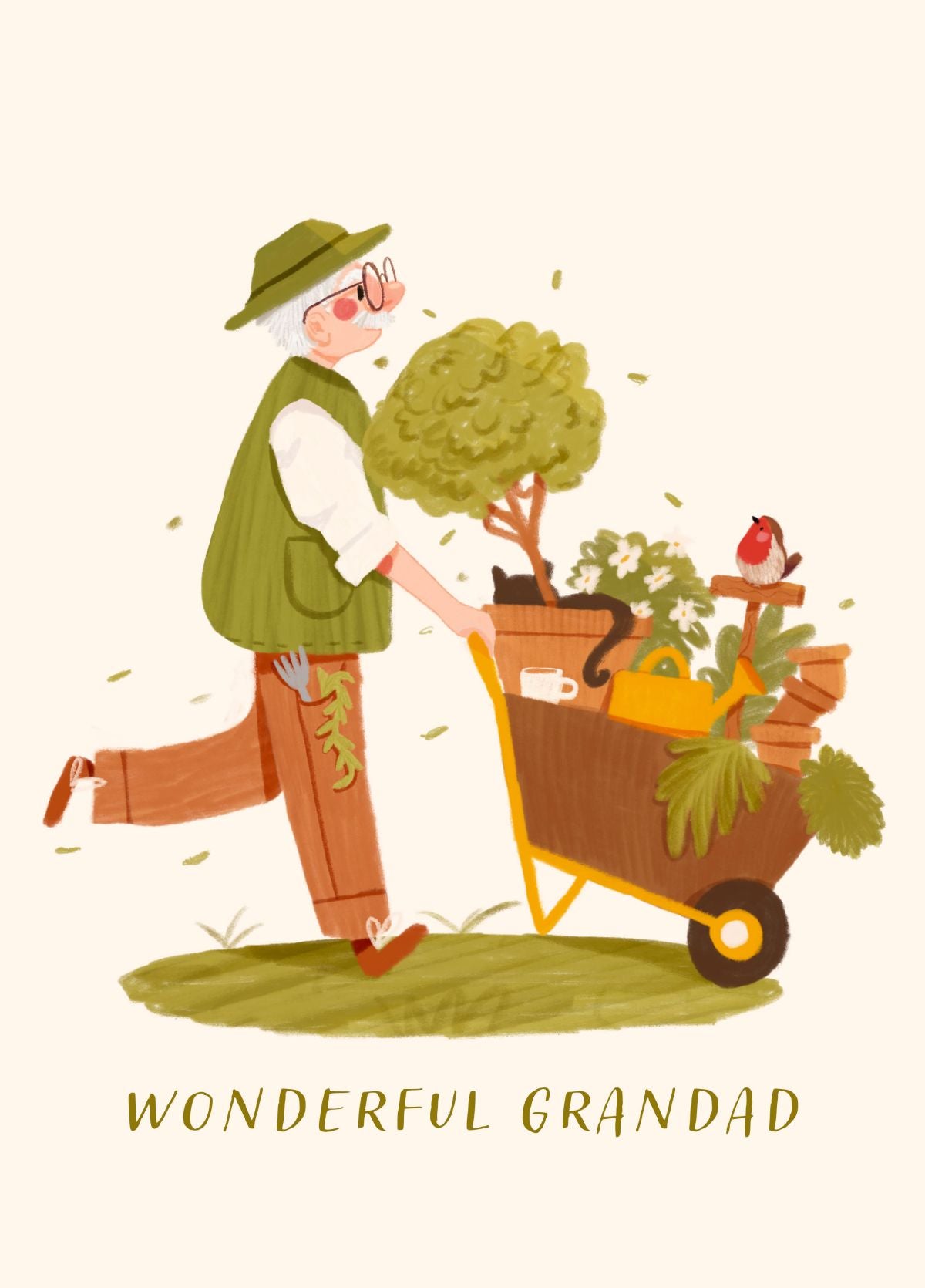 Wonderful Grandad: For A Grandad With The Worlds Best Garden