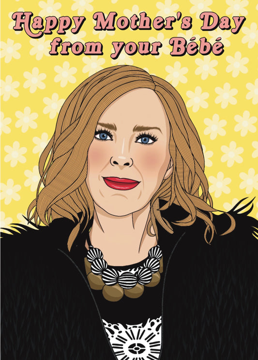 Schitt's Creek Moira Rose Mother's Day Bebe Card