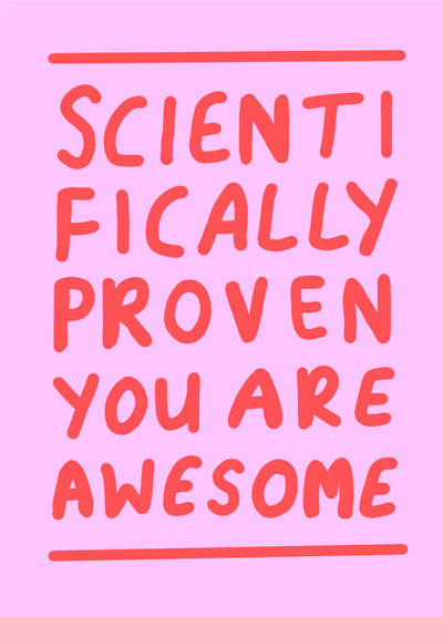 Scientifically Proven Card