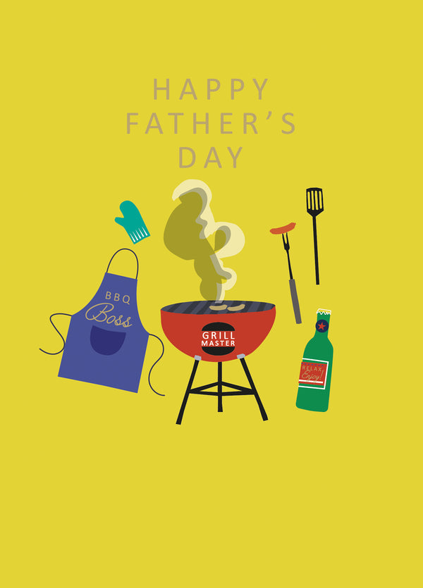 Happy Fathers Day - BBQ Boss - Grill Master Card