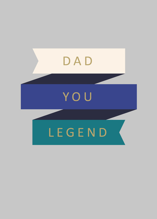 Dad You Legend Card