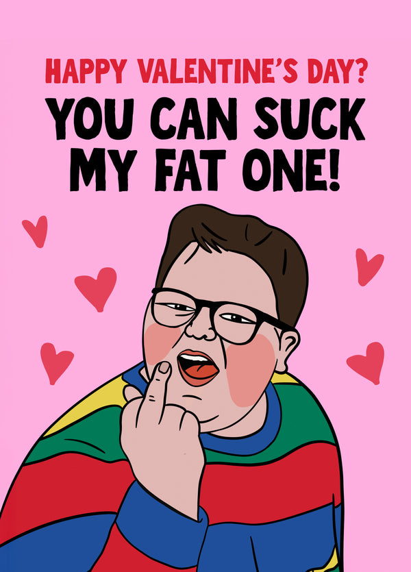 Funny Valentine’s Day Derek Card, Stranger Things Inspired Delightful Derek