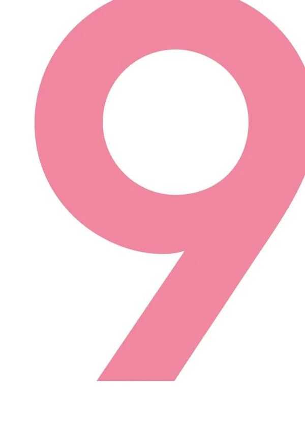 Number 9 Birthday Card